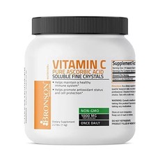 브론슨 비타민C 파우더 아스코르브산 1kg, 2.2 Pound (Pack of 1)