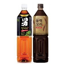 블랙보리&힘찬하루 헛개차 1.5L X 각6개(총12개), 12개, 1500ml