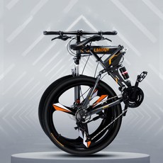 의풍인스 MTB자전거 경량 21속 24인치 26인치 접이식자전거 ZXC02, 블랙 화이트_21단_24인치