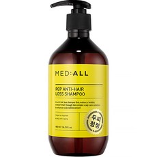 메디올 알시피 안티로스 두피청정 탈모완화 샴푸 우디향, 1개, 480ml