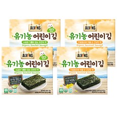 엘빈즈 유기농 어린이김 자연의맛 10개입 + 건강한맛 10개입, 2세트
