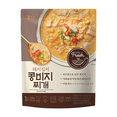 아워홈 돼지김치 콩비지찌개 300g 5개, 기타