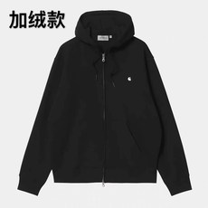 Carhartt 심플 자수 쁘띠 로고 후드 집업 스트리트 캐주얼