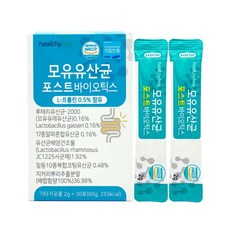 모유유산균 엘지지 유산균 포스트바이오틱스 L-프롤린 사균체유산균 분말 스틱 식약처 HACCP 인증, 2g, 30포, 1박스
