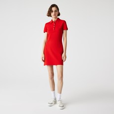 [라코스테] 여성 슬림핏 미니 폴로 드레스 EF5473-52G WTU