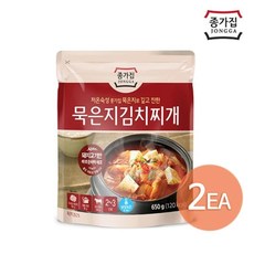 종가집 묵은지김치찌개650g x 2개, 없음