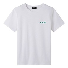 아페쎄 마이크 로고 티셔츠 화이트 반팔 반팔티 COETL-H26053-AAB