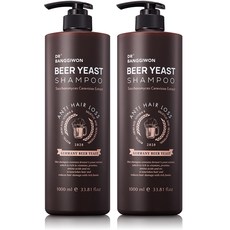 닥터방기원 맥주 효모 탈모증상 완화 샴푸, 1000ml, 2개