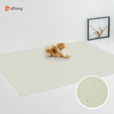 디팡 펫플레이매트 러그타입 (소형견) - 테라조 그리니, 단품