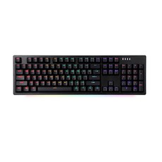 앱코 심플하고 은은한 AN02 RGB BAR GTMX 축교환 기계식 키보드 블랙 적축, 다크그레이 청축