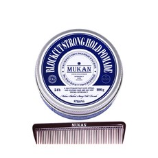 무칸 블럭컷 스트롱 홀드 포마드 빗포함, 100g, 1개
