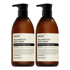 더프트앤도프트 릴렉싱 스파 바디워시 화이트머스크, 2개, 500ml