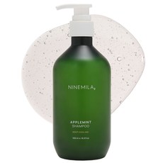 나인밀라 약산성 쿨링샴푸 애플민트, 500ml, 1개