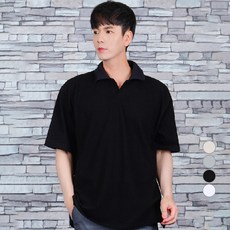 타운클로 오버핏 PK카라 반팔티