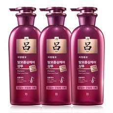 TORIMALL 려 자양윤모 탈모케어 샴푸 힘없는 모발용, 1.자양윤모 힘없는모발용 샴푸400ml x3