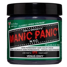 Manic Panic - Venus Envy Classic Creme Vegan Cruelty Free Green Semi Permanent Hair Dye 118ml (1팩)
