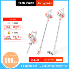 흡입력좋은청소기 easine by ilife g80 무선 핸드헬드 무선 진공 22kpa 흡입 led 디스플레이 45분 런타임 가정용 청소 도구, 우리를