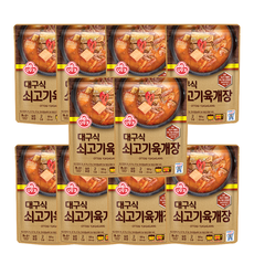 오뚜기 대구식 쇠고기육개장 500g x10개 즉석탕 즉석국