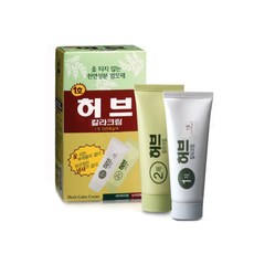 동성제약 허브 컬러 크림(옻 안타는 염모제), 1호 자연스런 흑갈색, 1개