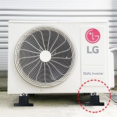 더에스 에어컨 실외기 거치대 받침대 앵글 선반 다리 받침, 에어컨실외기받침대 4p