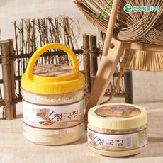 송림식품 국산 청국장 300g 가루 분말 재래 전통 고급 영양 간식 명품 쉐이크 생선비린내 잡내제거 국내산100% 콩 대두 자연발효 화학첨가물NO 인공감미료NO 건강분말 효능 추천 파는곳 우유 두유 요거트, 1통