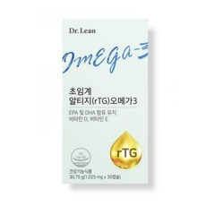 닥터린 초임계 알티지(rTG) 오메가3 비타민D 비타민E 함유, 30캡슐, 12개
