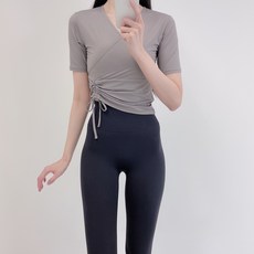로라벨 리코 필라테스복 요가복 커버업 운동복