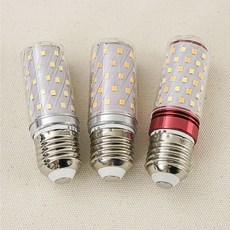 LED 혼합 색변환 옥수수램프 콘벌브 E26 E17 미니전구, E26 색변환