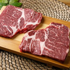 루루축산 등심(목심) 구이용 수입소고기 1+1 (총1kg), 1팩