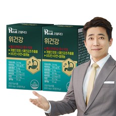 [리얼닥터]위건강/헬리코박터균 증식 억제 효과/600mg 30정/개별인정형건강기능식품/소화불량에 좋은 기능성 위 영양제/스페인감초추출물 주성분/속쓰림/위궤양/7종복합성분/닥터포뮬러, 30정, 2박스