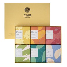 오설록 오땡큐 티백 선물 세트 E, 티백 6종 x 5p, 1세트