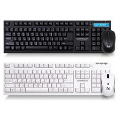스카이디지탈 NKEYBOARD W570 무선 키보드 마우스 (화이트)