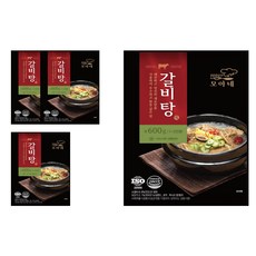 [잼잼쿡] 다모아 모아네 갈비탕 600g x 4개