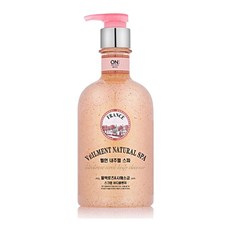 LG생활건강 벨먼 블랙로즈&사해소금 내추럴 스파 스크럽 바디클렌저 400ml 바디워시 바디스크럽