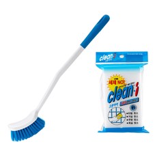 크린아이 사각 변기솔 + 매직블럭, 혼합색상, 1세트