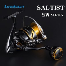 Wzgong 풀 메탈 스피닝 지깅 릴 SW10000HG 35kgs 드래그 보트 터지는 릴|낚시, Yellow