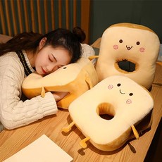 사무실 책상 엎드려자는 캐릭터 낮잠 베개, 화남
