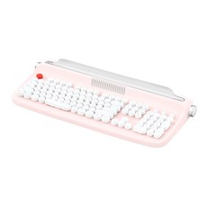 엑토 W503 노트북 PC 2.4GHz 무선 타자기 키보드 핑크