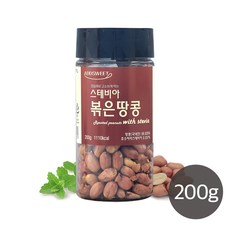 스테비아 볶은견과류 5종 1팩 골라담기, 스테비아 볶은땅콩 200g