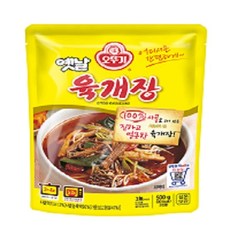 오뚜기옛날육개장300g x18팩구성, 단품