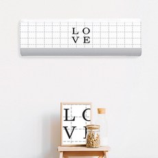 벽걸이형 원룸형 에어컨커버 LG휘센 무풍 에어콘커버, 풀잎정원