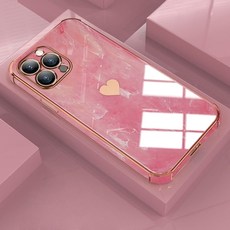 아이폰 케이스 감성 예쁜 고급 13 12 11 pro max xs xr x r 8 plus 12 12pro 11 대리석 질감 커버용 럭셔리 충격 방지 도금 소프트