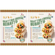 피코크 콰트로 치즈 브리또 콤비네이션 500g x 2개 냉동, 1000g