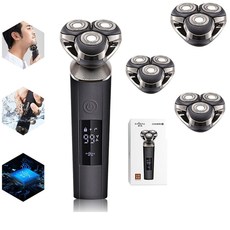 남성 면도기 휴대용 전기 수염 다듬기 정리기 방수 미니 트리머 건식 커터 헤드 듀얼, m3 3 블레이드