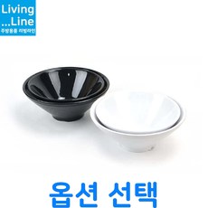 KT 우동그릇 자장면 그릇 일식 중식 유광 멜라민 면기 탕기 덮밥 대접 자장면기 라멘기 라멘 소면기 업소용 탕기, 블랙 6559