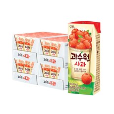 과수원 사과 190ml 24입x4 총96팩4박스