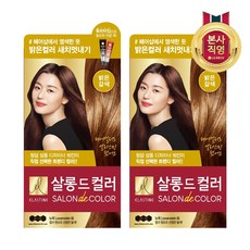 엘라스틴 살롱드컬러 100g 밝은갈색 X2개 염모제, 단품, 단품