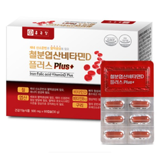 종근당 철분 엽산 비타민D+ 2개월분