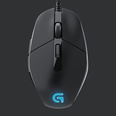 올콕로지텍 G302 게이밍 마우스 게임 가정용 PC 검정 선있는 유선 컴퓨터 블랙+allcokㅍㄱ, 이상품이좋아요, 이상품이좋아요