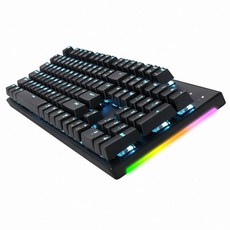 COX CK450 사이드 RGB 깔끔한 단일 LED 블랙 적축 / 컨트롤 미스 제로에 도전한다, 블랙 청축